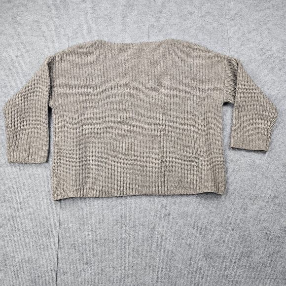 Vince Sweater Womens Medium Yak Wool Crewneck Chunky Knit Quiet Luxury Minimal - Picture 1 of 6